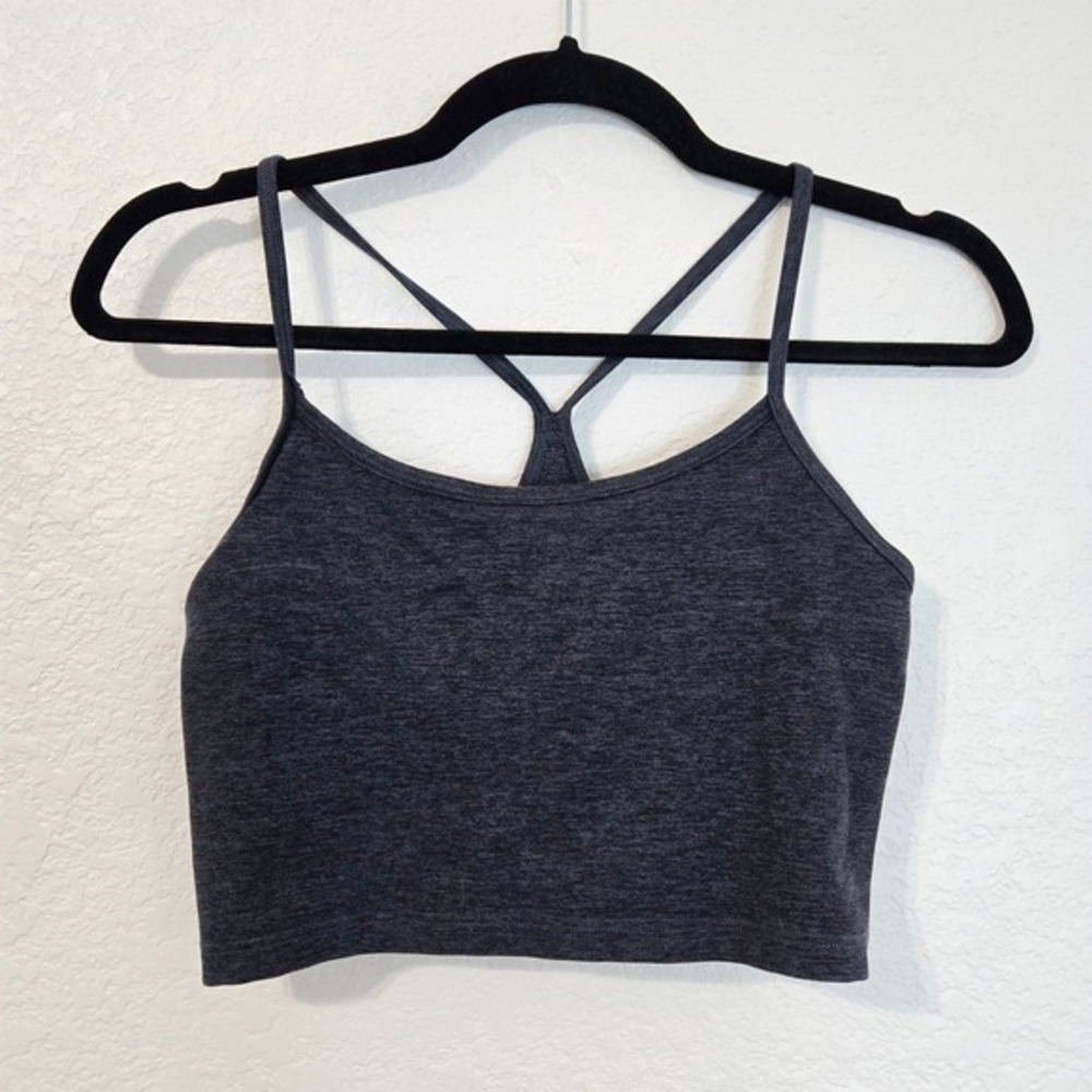 Offline by Aerie The Hugger Recharge Sports Bra Navy Blue Heather‎ Small S P CH